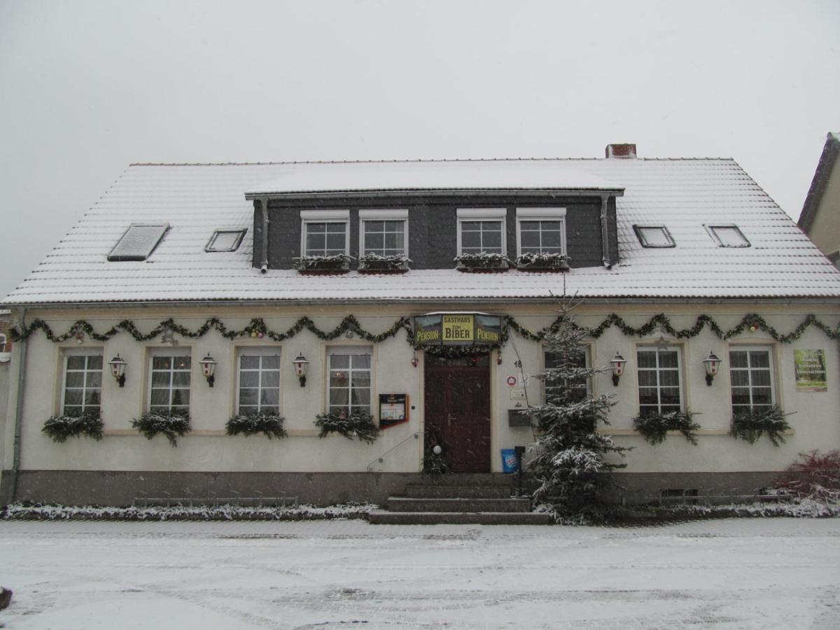 Gasthaus Und Pension Zum Biber Steckby المظهر الخارجي الصورة